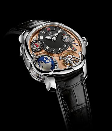 Replica Greubel Forsey Watch GMT Mouvement 5N Platinum Men